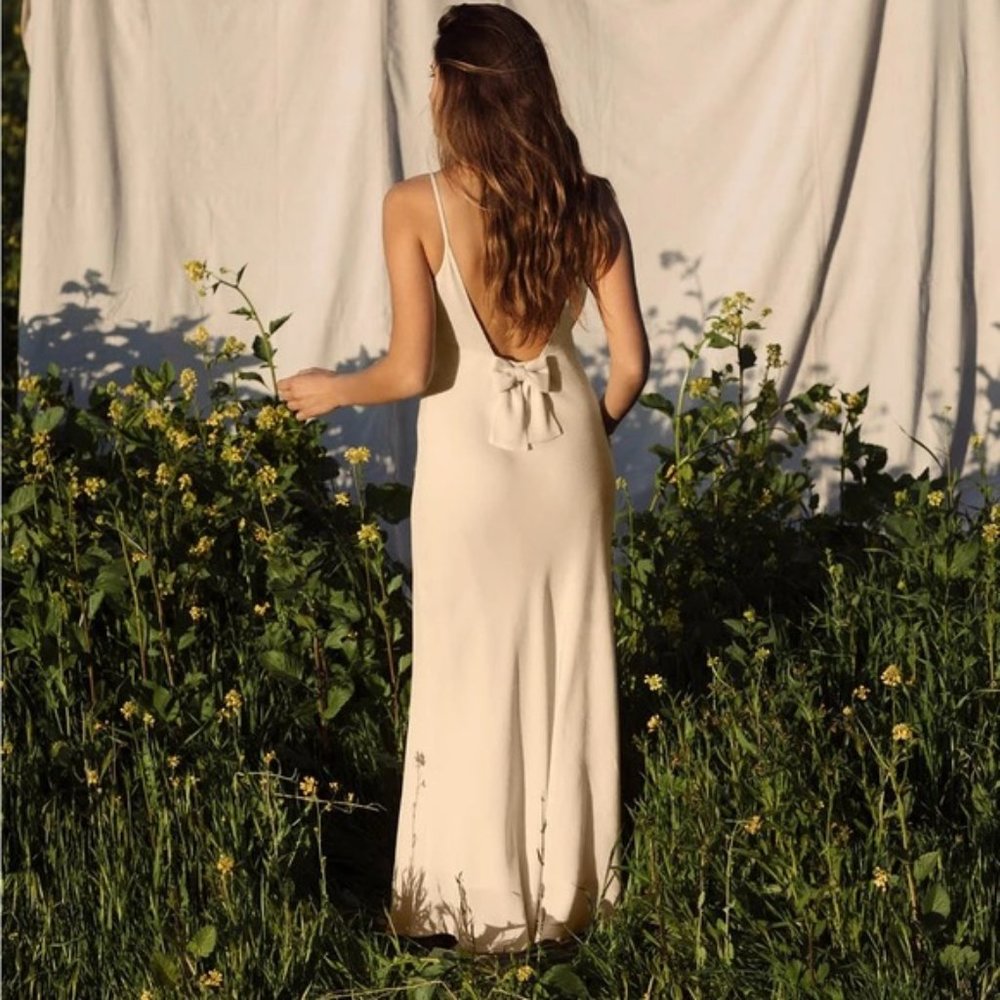 NWT Christy Dawn Liv Dress in Buttercream